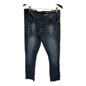 MBX Men's Slim Fit Jeans - Dark Blue
